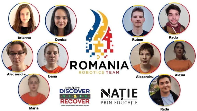 Romanian Robotics Team 2021 - medalie de aur